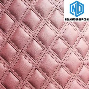 Nguyên Liệu Da Hình Thoi Đỏ Đất