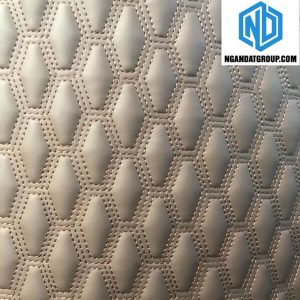 Nguyên Liệu Da Hình Thoi Nâu Đất - NĐ31