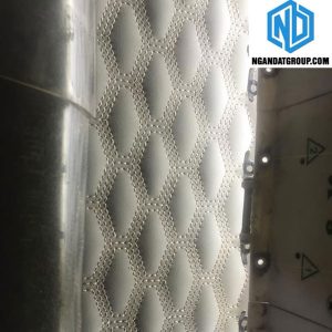 Nguyên Liệu Da Hình Thoi Xám - NĐ28