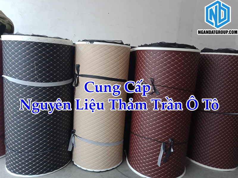 Cung Cấp Nguyên Liệu Thảm Trần Ô Tô